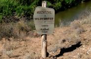 Mazatzal  Wilderness boundary